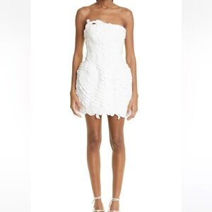 Zimmermann
Tama Filigree Cotton & Linen Strapless Minidress